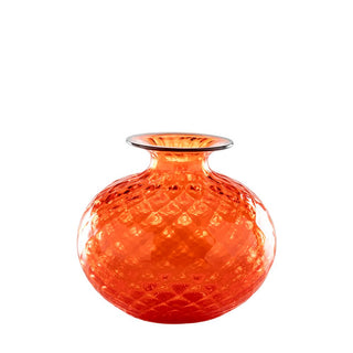 Venini Monofiori Balloton 100.36 vase h. 12.5 cm. Venini Monofiore Balloton Orange Thread Red - Buy now on ShopDecor - Discover the best products by VENINI design