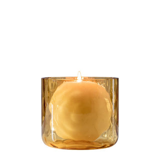 Venini Night In Venice 100.85 candle holder diam. 12 cm. Venini Night In Venice Amber - Buy now on ShopDecor - Discover the best products by VENINI design