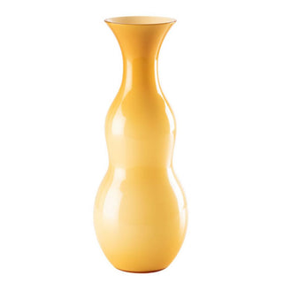 Venini Pigmenti 516.86 opaline vase milk-white inside h. 36.5 cm. Venini Pigmenti Amber-Milk White - Buy now on ShopDecor - Discover the best products by VENINI design