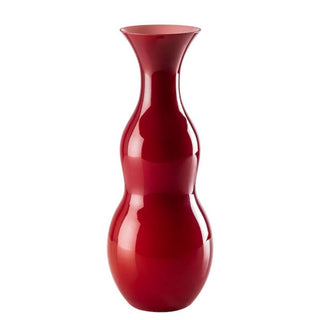 Venini Pigmenti 516.86 opaline vase milk-white inside h. 36.5 cm. Venini Pigmenti Ox Blood Red-Milk White - Buy now on ShopDecor - Discover the best products by VENINI design