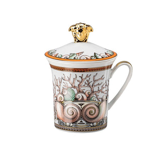 Versace meets Rosenthal 30 Years Mug Collection Les Étoiles de la Mer mug with lid - Buy now on ShopDecor - Discover the best products by VERSACE HOME design