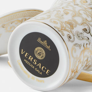 Versace meets Rosenthal 30 Years Mug Collection Medusa Gala mug with lid - Buy now on ShopDecor - Discover the best products by VERSACE HOME design