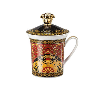 Versace meets Rosenthal 30 Years Mug Collection Medusa mug with lid - Buy now on ShopDecor - Discover the best products by VERSACE HOME design