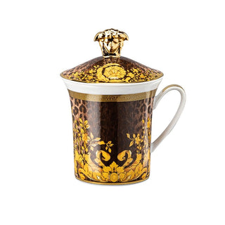 Versace meets Rosenthal 30 Years Mug Collection Wild Floralia mug with lid - Buy now on ShopDecor - Discover the best products by VERSACE HOME design