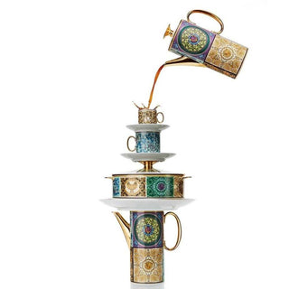 Versace meets Rosenthal Barocco Mosaic cup & saucer tall - Buy now on ShopDecor - Discover the best products by VERSACE HOME design