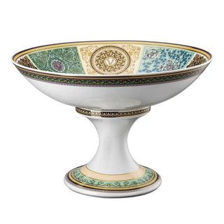 Versace meets Rosenthal Barocco Mosaic bowl on foot diam. 35 cm - Buy now on ShopDecor - Discover the best products by VERSACE HOME design