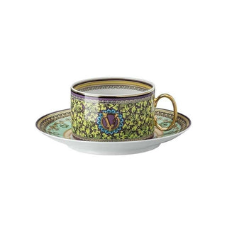 Versace meets Rosenthal Barocco Mosaic cup & saucer low - Buy now on ShopDecor - Discover the best products by VERSACE HOME design