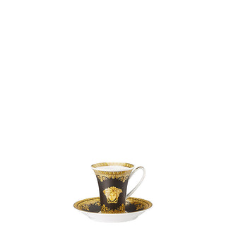 Versace meets Rosenthal I Love Baroque Coffee cup and saucer black - Buy now on ShopDecor - Discover the best products by VERSACE HOME design