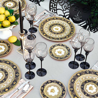 Versace meets Rosenthal I Love Baroque Plate diam. 22 cm. black - Buy now on ShopDecor - Discover the best products by VERSACE HOME design