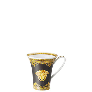 Versace meets Rosenthal I Love Baroque High coffee cup and saucer black - Buy now on ShopDecor - Discover the best products by VERSACE HOME design