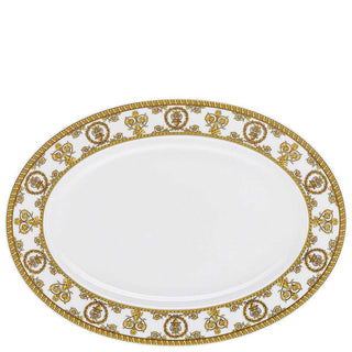 Versace meets Rosenthal I Love Baroque Oval platter 34x24.5 cm. white - Buy now on ShopDecor - Discover the best products by VERSACE HOME design