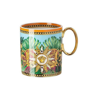 Versace meets Rosenthal Jungle Animalier mug with handle - Buy now on ShopDecor - Discover the best products by VERSACE HOME design