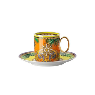 Versace meets Rosenthal Jungle Animalier cup & saucer tall - Buy now on ShopDecor - Discover the best products by VERSACE HOME design