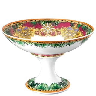 Versace meets Rosenthal Jungle Animalier bowl on foot diam. 35 cm - Buy now on ShopDecor - Discover the best products by VERSACE HOME design