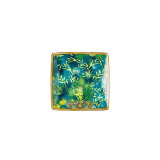 Versace meets Rosenthal Jungle Animalier bowl square flat 12x12 cm - Buy now on ShopDecor - Discover the best products by VERSACE HOME design