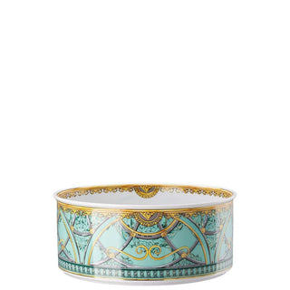 Versace meets Rosenthal La scala del Palazzo Big salad bowl diam. 22 cm. green - Buy now on ShopDecor - Discover the best products by VERSACE HOME design