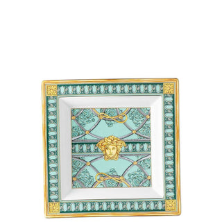 Versace meets Rosenthal La scala del Palazzo Dish 22x22 cm. green - Buy now on ShopDecor - Discover the best products by VERSACE HOME design