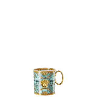 Versace meets Rosenthal La scala del Palazzo Mug with handle green - Buy now on ShopDecor - Discover the best products by VERSACE HOME design