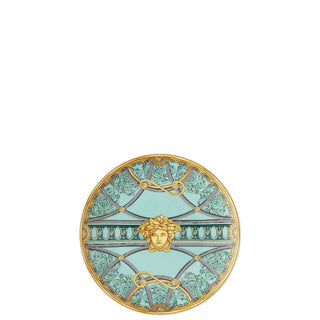 Versace meets Rosenthal La scala del Palazzo Plate diam. 17 cm. green - Buy now on ShopDecor - Discover the best products by VERSACE HOME design