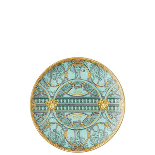 Versace meets Rosenthal La scala del Palazzo Plate diam. 21cm green - Buy now on ShopDecor - Discover the best products by VERSACE HOME design