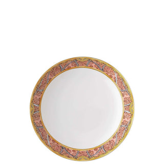 Versace meets Rosenthal La scala del Palazzo Deep plate diam. 22 cm. pink - Buy now on ShopDecor - Discover the best products by VERSACE HOME design