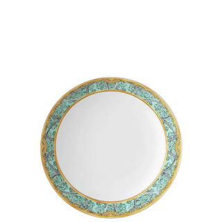 Versace meets Rosenthal La scala del Palazzo Deep plate diam. 22 cm. green - Buy now on ShopDecor - Discover the best products by VERSACE HOME design