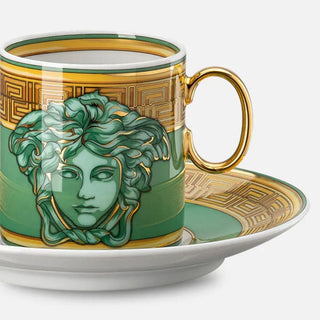 Versace meets Rosenthal Medusa Amplified coffee cup and saucer - Buy now on ShopDecor - Discover the best products by VERSACE HOME design