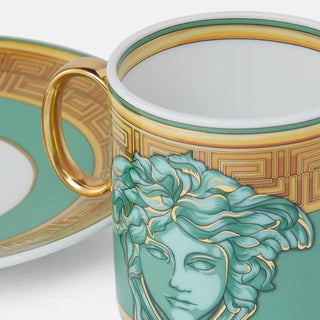 Versace meets Rosenthal Medusa Amplified coffee cup and saucer - Buy now on ShopDecor - Discover the best products by VERSACE HOME design