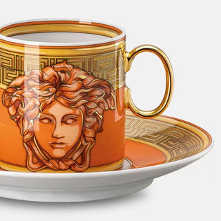 Versace meets Rosenthal Medusa Amplified coffee cup and saucer - Buy now on ShopDecor - Discover the best products by VERSACE HOME design