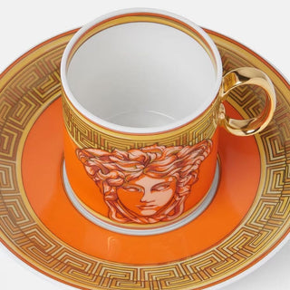 Versace meets Rosenthal Medusa Amplified coffee cup and saucer - Buy now on ShopDecor - Discover the best products by VERSACE HOME design