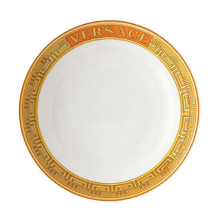 Versace meets Rosenthal Medusa Amplified deep plate diam. 22 cm. Versace Orange Coin - Buy now on ShopDecor - Discover the best products by VERSACE HOME design