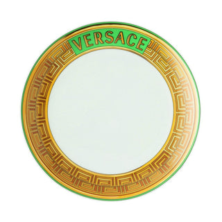 Versace meets Rosenthal Medusa Amplified plate diam. 21 cm. Versace Green Coin - Buy now on ShopDecor - Discover the best products by VERSACE HOME design