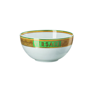 Versace meets Rosenthal Medusa Amplified soup bowl diam. 15 cm. Versace Green Coin - Buy now on ShopDecor - Discover the best products by VERSACE HOME design