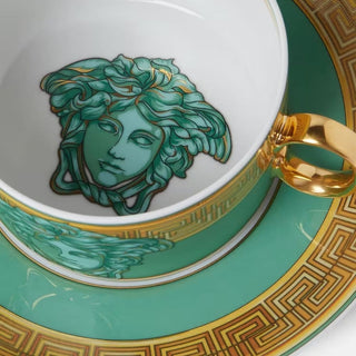 Versace meets Rosenthal Medusa Amplified tea cup and saucer - Buy now on ShopDecor - Discover the best products by VERSACE HOME design