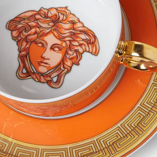 Versace meets Rosenthal Medusa Amplified tea cup and saucer - Buy now on ShopDecor - Discover the best products by VERSACE HOME design