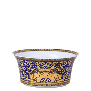 Versace meets Rosenthal Medusa Blue Big salad bowl diam. 25 cm. - Buy now on ShopDecor - Discover the best products by VERSACE HOME design