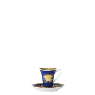 Versace meets Rosenthal Medusa Blue Coffee cup and saucer - Buy now on ShopDecor - Discover the best products by VERSACE HOME design