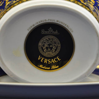 Versace meets Rosenthal Medusa Blue Plate diam. 18 cm. - Buy now on ShopDecor - Discover the best products by VERSACE HOME design