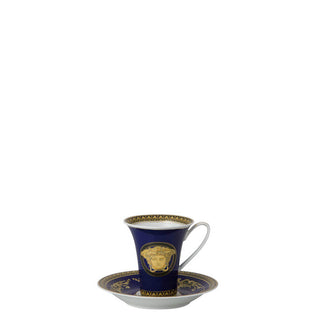 Versace meets Rosenthal Medusa Blue High coffee cup and saucer - Buy now on ShopDecor - Discover the best products by VERSACE HOME design