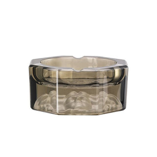 Versace meets Rosenthal Medusa Crystal Lumiere Haze ashtray diam. 13 cm - Buy now on ShopDecor - Discover the best products by VERSACE HOME design