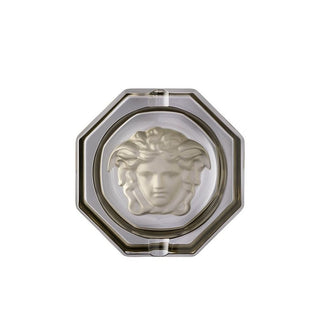 Versace meets Rosenthal Medusa Crystal Lumiere Haze ashtray diam. 13 cm - Buy now on ShopDecor - Discover the best products by VERSACE HOME design