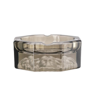 Versace meets Rosenthal Medusa Crystal Lumiere Haze ashtray diam. 16 cm - Buy now on ShopDecor - Discover the best products by VERSACE HOME design