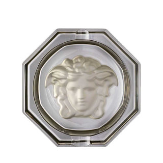 Versace meets Rosenthal Medusa Crystal Lumiere Haze ashtray diam. 16 cm - Buy now on ShopDecor - Discover the best products by VERSACE HOME design