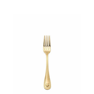 Versace meets Rosenthal Medusa Cutlery Dessert fork plated Gold - Buy now on ShopDecor - Discover the best products by VERSACE HOME design