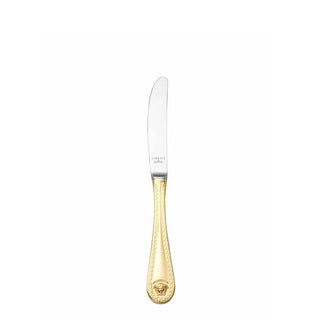 Versace meets Rosenthal Medusa Cutlery Dinner knife plated Gold - Buy now on ShopDecor - Discover the best products by VERSACE HOME design