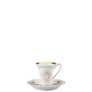 Versace meets Rosenthal Medusa Gala Gold Coffee cup and saucer - Buy now on ShopDecor - Discover the best products by VERSACE HOME design