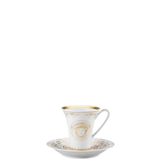 Versace meets Rosenthal Medusa Gala Gold High coffee cup and saucer - Buy now on ShopDecor - Discover the best products by VERSACE HOME design