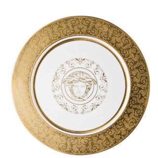 Versace meets Rosenthal Medusa Gala Gold Service plate diam. 33 cm. - Buy now on ShopDecor - Discover the best products by VERSACE HOME design