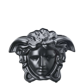 Versace meets Rosenthal Medusa Grande Vase 21cm Black - Buy now on ShopDecor - Discover the best products by VERSACE HOME design