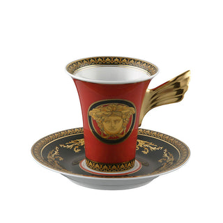 Versace meets Rosenthal Medusa High coffee cup and saucer - Buy now on ShopDecor - Discover the best products by VERSACE HOME design